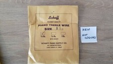 Schaff Piano Music Treble Wire Size 18 .041 1/3 Lb