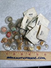 Assorted lot of 100 wrist Watch Glass Crystals new old stock NOS