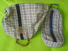 5/A BAKER All Purpose AP English Saddle Carrier Case & Large Bridle Bag~NICE CON