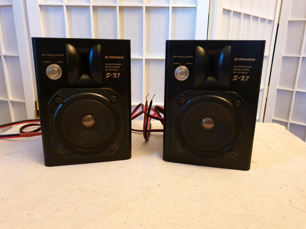 VINTAGE JAPAN PIONEER S-X7 SURROUND SOUND SPEAKERS 1980s | eBay