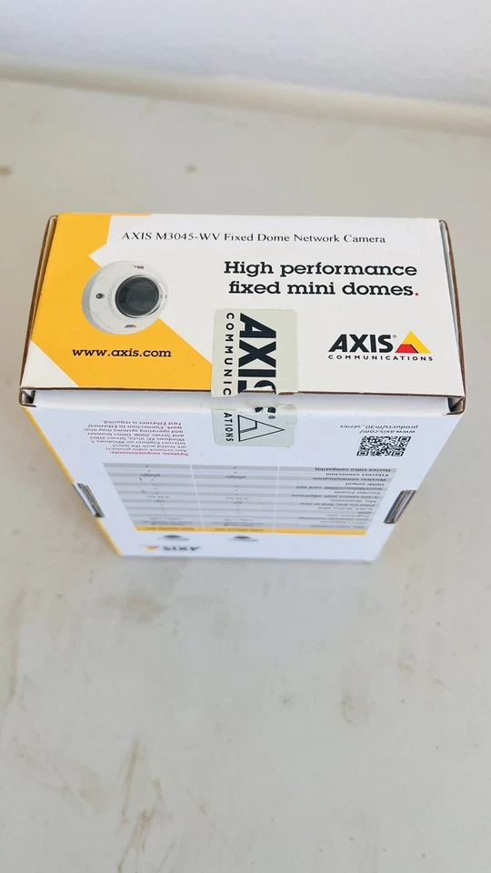 Camera Axis M3045-WV Wireless Network Mini Dome Cam Security System Camera - Image 2 of 3