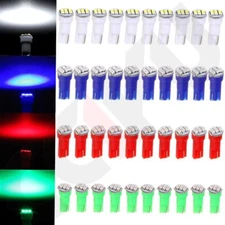 40x Mix Color T5 3-SMD-3014 74 85 286 2721 LED Instrument Panel Dash Light Bulbs