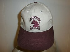 COVENTRY WOODS STABLES HAT Tan Maroon BallCap Horses HorseRiding Charleston WV