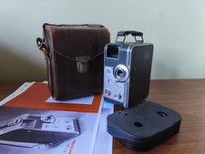 Macchina fotografica Zeiss Ikon Movikon K pellicola 8mm pre seconda guerra mondiale. Custodia + cassetta originale Zeiss