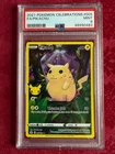 Pokemon TCG Pikachu Full Art 0005/025, Celebrations PSA 9