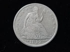 1853 Arrows & Rays Liberty Seated Half Dollar Very Fine Details Cleaned NICE!