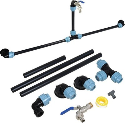 3/4'' IBC Adapter Verbindungsset Auslaufhahn Für Tank Container Regenwassertank