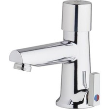 Chicago Faucets 3502-E2805ABCP Deck-Mounted Metering Sink Faucet Single-Hol