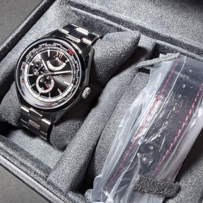 Orient Star WZ0061JC World Time GMT Automatik Uhr Selten 40mm