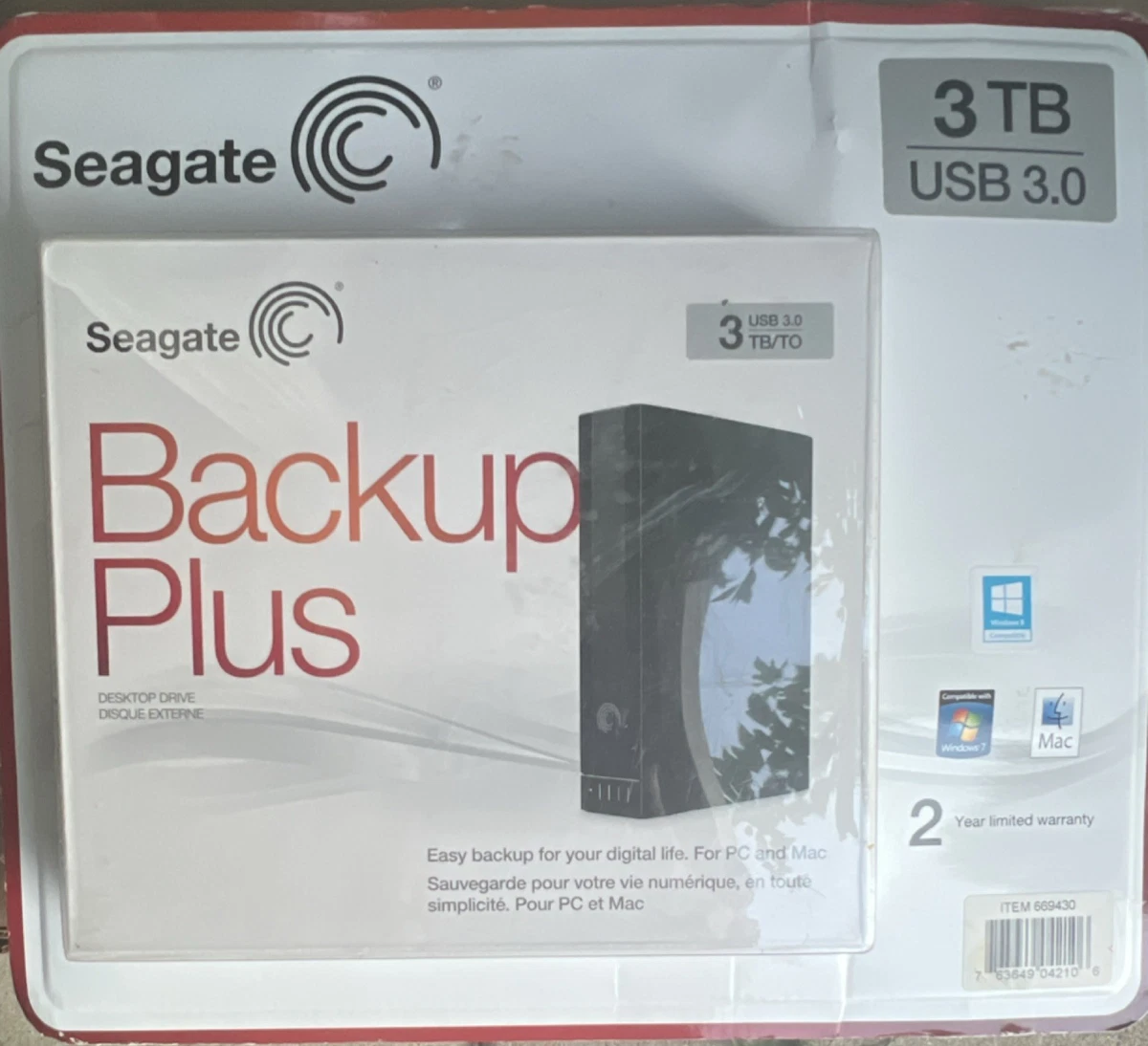 Seagate 3 TB Desktop External Hard Disk Drives for sale - eBay