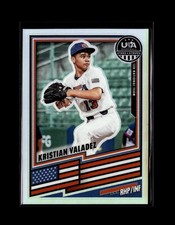 2026 Panini Stars & Stripes Prizm USA Base Prizms Silver #108 Kristian Valadez