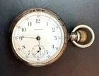 Antique Waltham Silver Pocket Watch 18s - Runs