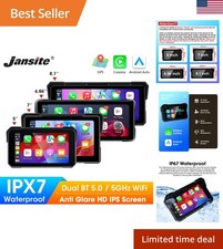 Jansite Motorcycle Display Screen Carplay Moto Navigation Portable Digital