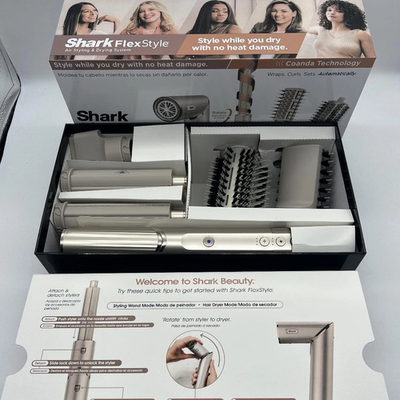 #ad New Shark Flex Style 1300W Air Styling amp; Drying System Stone HD430 $158.99