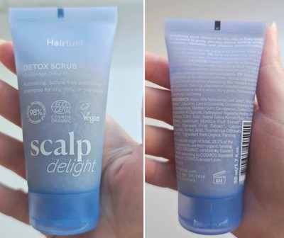 Hairlust scalp delight detox scrub neu Shampoo 50ml