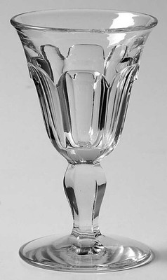 Heisey Colonial Clear  Wine Glass 7073294