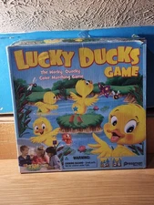 2015 Pressman Lucky Ducks Children's Board Game Family Fun EUC Tested Working