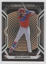 2021 Panini Chronicles Obsidian Electric Etch Orange 10/28 Bryce Harper #44 0p1e