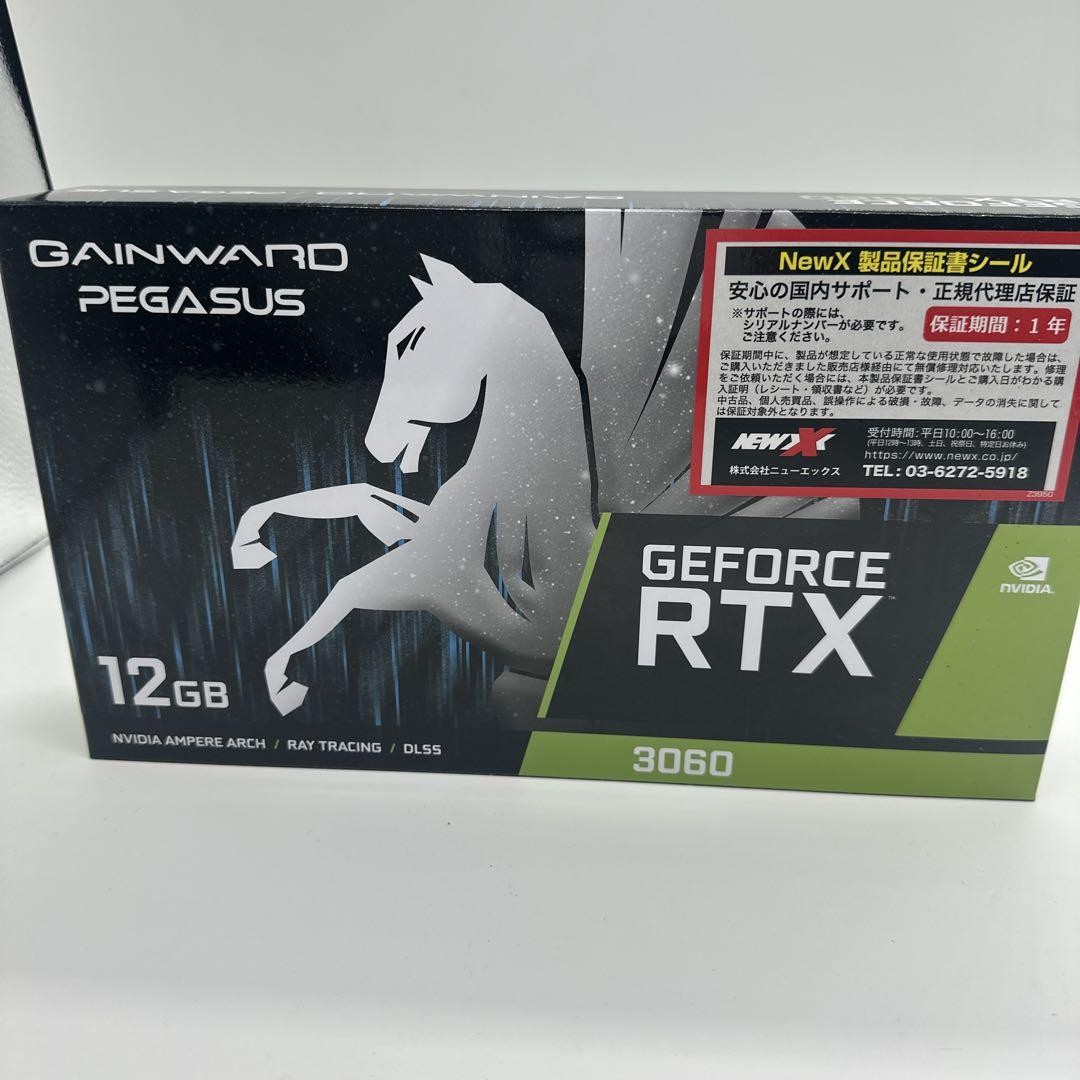 グラフィックボード・グラボ・ビデオカード GeForce RTX 3060 12GB GAINWORD 価格.com - GAINWARD GeForce RTX 3060 Ghost NE63060019K9