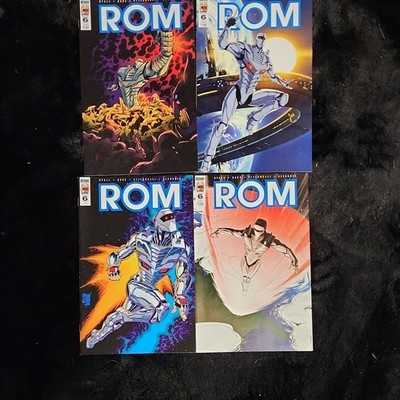 IDW ROM Comic Book Lot of 4 books #6 Multiple Variant Covers + ROM Annual Origin