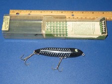 Heddon Zara Spook Swayback Topwater Lure Black Shoreline
