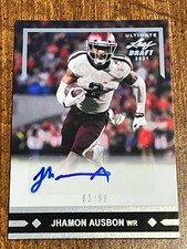 JHAMON AUSBON 2021 Leaf Ultimate Draft AUTOGRAPH #63/99 TEXAS A&M, EAGLES