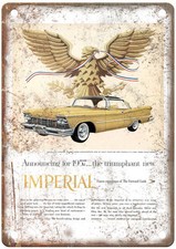 1957 Forward Look Vintage Auto Ad Retro Look Metal Sign Am4486 1957 Forward Look Vintage Auto Ad Retro Look Metal Sign Am4486