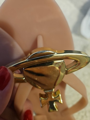 Sandali bassi Vivienne Westwood + Melissa oro sfera taglia 37 uk 3 - Foto 6 di 8