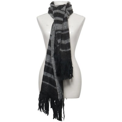 Schal, Damen, Grau, 200 cm, 37 #JPL