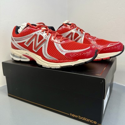 Aime Leon Dore ALD X New Balance 860v2 Red Grey ML860DD2 Men's Size 11.5 DS