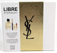 YSL Yves Saint Laurent Libre Gift Set Eau de Parfum 1.6 oz Eye Pencil & Lipstick