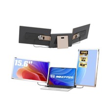 Maxfree Laptop Screen Extender, 15.6" FHD 1080P IPS Triple Portable Monitor...