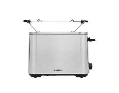 SILVERCREST  Doppelschlitz-Toaster Brotröster Sandwich 850W STE 850 E1 silber