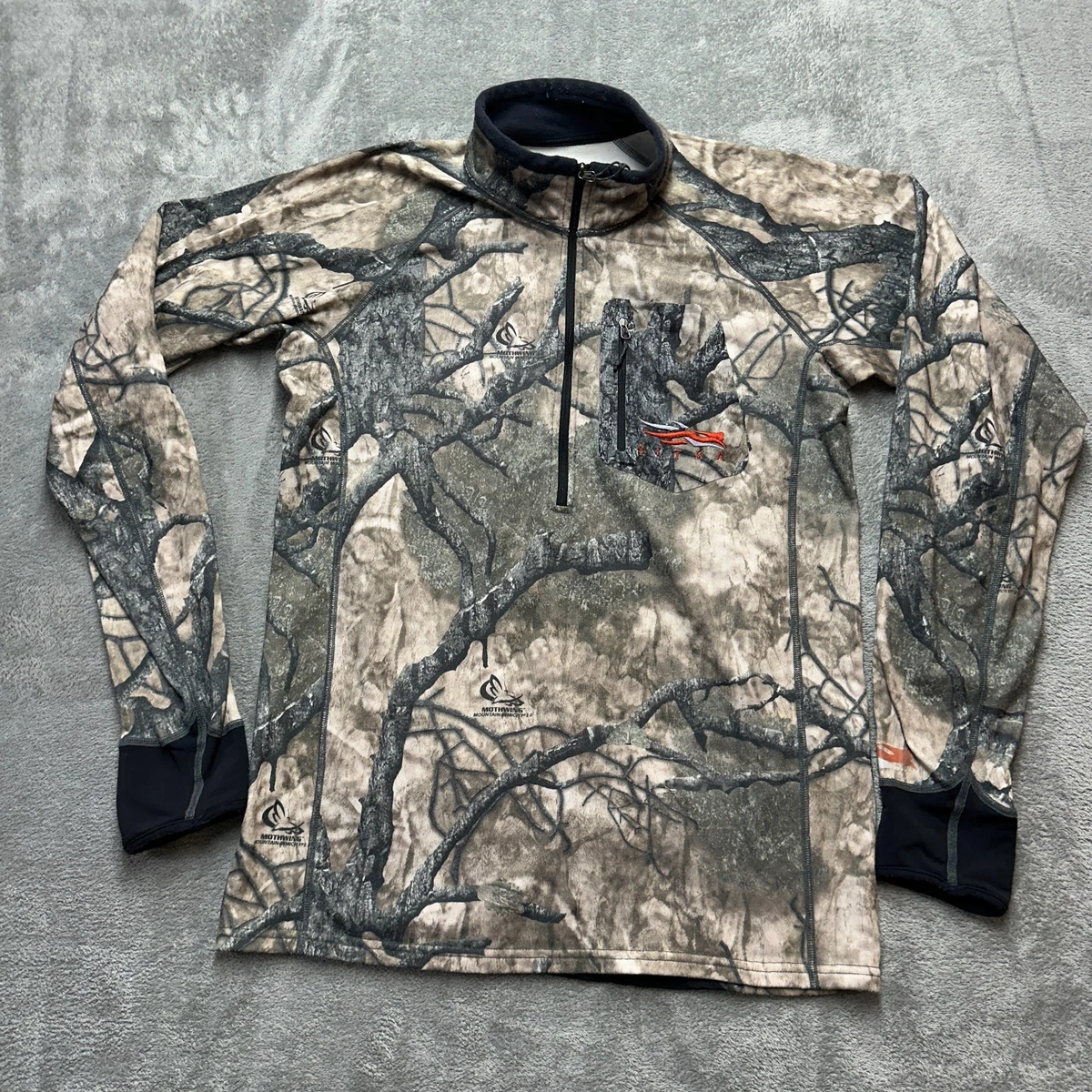 Sitka Mothwing Mountain Mimicry 2.0 Men's Medium Light Pullover 1