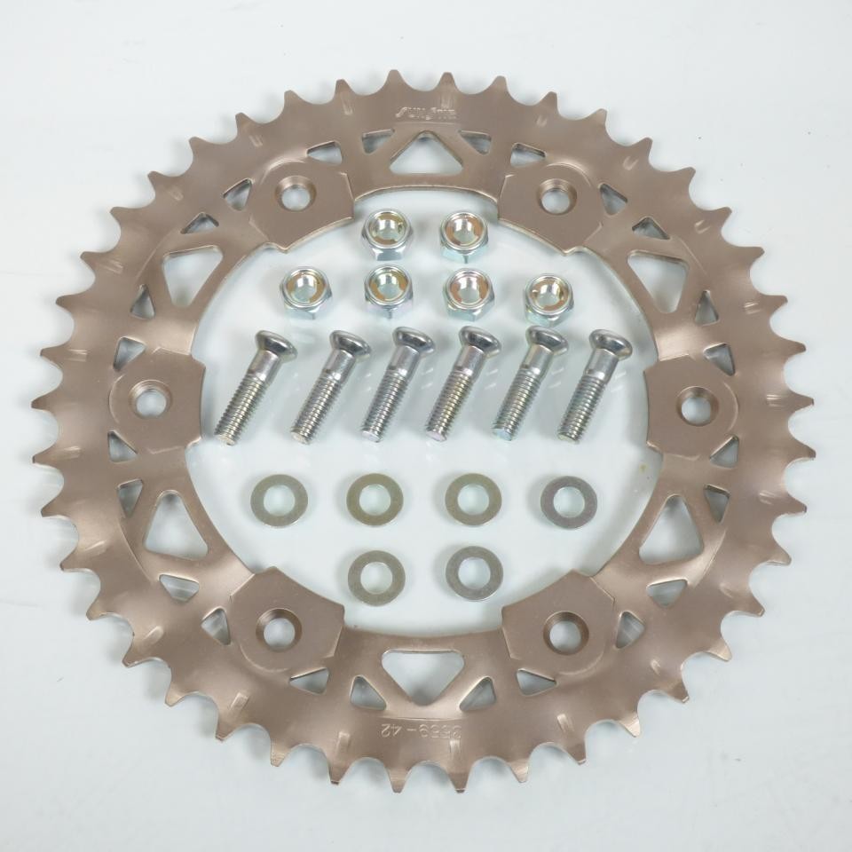 Couronne Sunstar 42 dents pour moto Honda CRF 230 L des années 2008 et 2009
