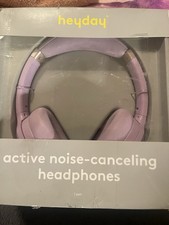 Heyday Active Noise Cancellation Over-Ear Headphones Purple