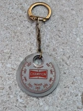 Vintage CHAMPION SPARK PLUG GAP GAGE TOOL Keychain Made USA GAP OPENER CT481