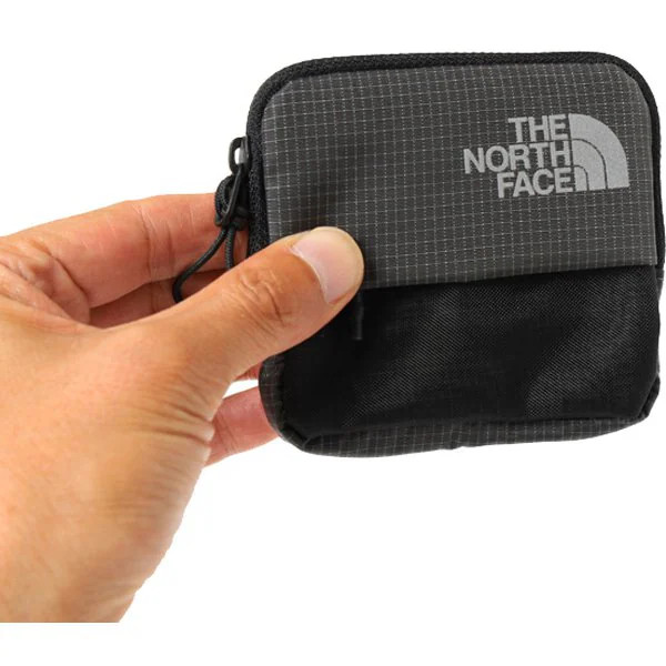 THE NORTH FACE Hazy Wallet NM82460-GG Graphite Gray Mini Zip Coin