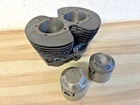 TRIUMPH CYLINDER BARRELS/+30 PISTONS E3332 WITH GOOD CLEAN BORES