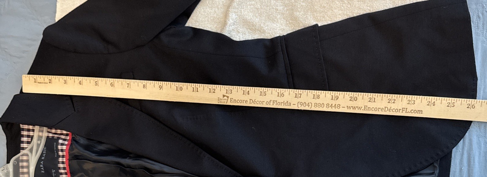 Zara Basic Women’s Black Blazer Large Button Fron… - image 8