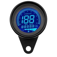 Motorrad-MessgeräT Motorrad-Drehzahlmesser Motorrad-ZubehöR Schwarz L2I95819