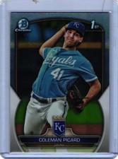 2023 BOWMAN CHROME REFRACTOR BDC-161 Coleman Picard - Kansas City Royals 1st