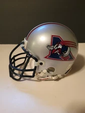 CFL Football Montreal Alouettes Mini Replica Helmet Riddell Metal Mask