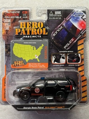 JADA Hero Patrol GEORGIA STATE PATROL 2010 CHEVY TAHOE Police VHTF NIP
