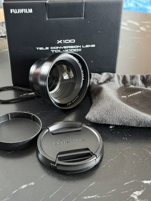 FUJIFILM TCL-X100 II Telekonverter für X100T X100F X100VI Schwarz
