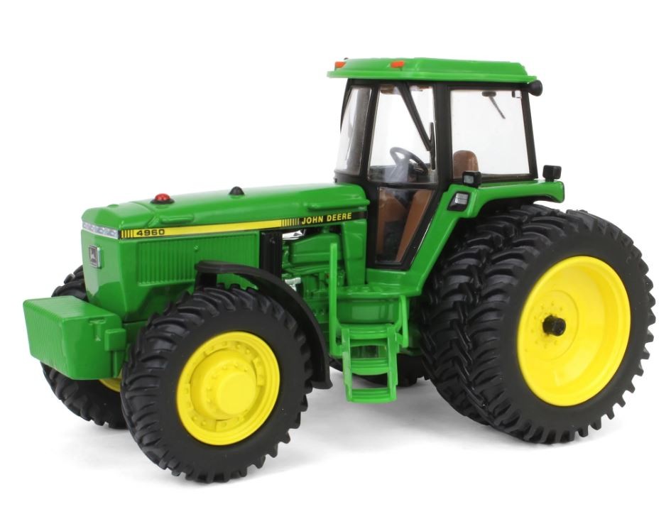 Miniature John Deere 4960 MFD ERTL tracteur agricole de collection roues jumelées