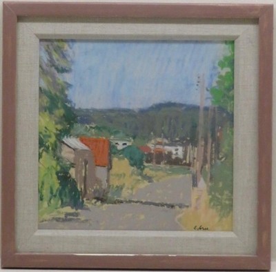 Alexander Cree (1929-2014) Impressionist Ölgemälde Französische Landschaft Seine