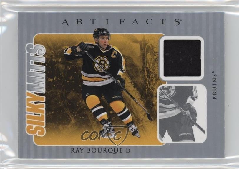 2023-24 Upper Deck Artifacts Silky Mitts Glove Relics Ray Bourque #SM-RB HOF 2oh