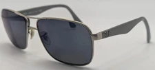 Ray Ban Matte Silver FRAME Only Gradient Grey Lens Sunglass RB3516 019/8G