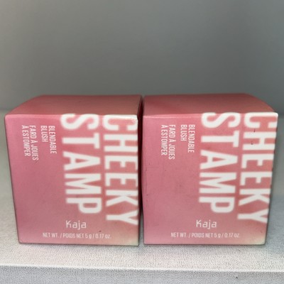 2 New Kaja Cheeky Stamp Blendable Blush 03 Bossy Audacieux 